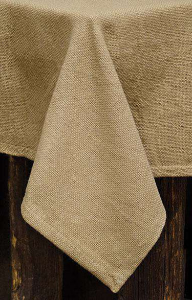 Burlap Tablecloth - 60